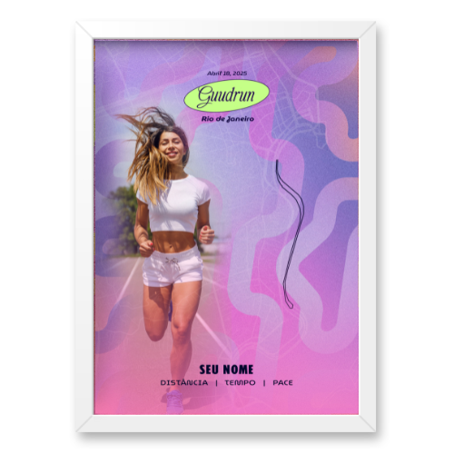 Quadro Personalizado - GuudRun (Com Foto)