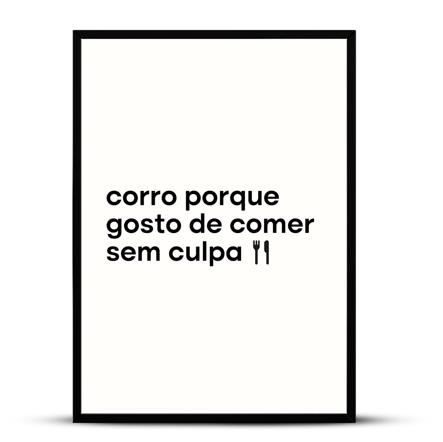Quadro - Comer Sem Culpa